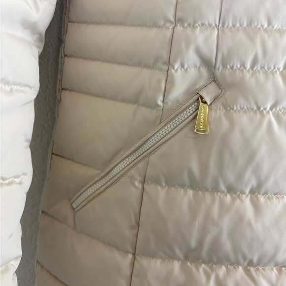 Never worn: Laundry By Shelli Segal  Off-White Puffer Coat - Picture 2 of 12